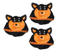 VALICLUD 3pièces Chapeau De Fête à Thème Chien Accessoire De Costume pour Carnaval Cosplay Et Photo Prop Couleur Vive Et Légère Parfait pour Performances Célébrations