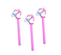 VALICLUD 3pièces Cheval Gonflable pour Fête Bâton Tête De Cheval pour Garçon Fille Cadeaux De Fête Décoration Jouets Sûrs