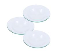 VALICLUD 3pièces Doublures De Cire Fondue Verre Plat De Remplacement pour Chauffe-Cire Plaque Chauffe-Bougie Bol