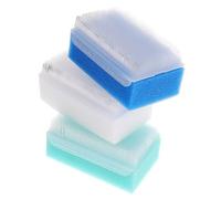 VALICLUD 3pièces Éponge De Bain Pour Garçon Fille Brosse De Lavage Et Massager Pour Shampooing Set De Soins Doux Pour Garçon Fille Blanc Bleu Vert