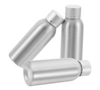 VALICLUD 3pièces Flacons Aluminium De Voyage De Pots Vides à Vis Pour Démaquillant Et Lotion Contenants Rechargeables Pour Cosmétiques Et Parfums