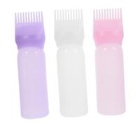 VALICLUD 3pièces Flacons Applicateurs De Teinture Capillaire Avec Peigne Doseur Et Échelle Graduée Pour Application De Coloration