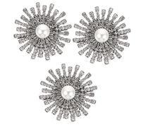 VALICLUD 3pièces Fleur Pour Chaussures Clips Décoratifs Élégants Pour Mariage Et Occasions Spéciales Accessoire De Mode Pour Souliers