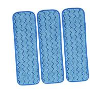 VALICLUD 3pièces Lot de Lingettes Réutilisables pour Balai Microfibre pour Sols Secs Et Humides Accessoire Mop Et Lavable Compatible Bois Et Carrelage