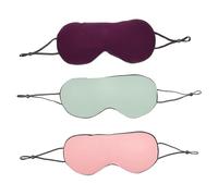 VALICLUD 3pièces Masque De Sommeil Pour Yeux Élastique Lot Pour Dormir Voyager Maison Et Camping