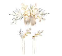 VALICLUD 3pièces Peigne Cheveux Femme Avec Strass Fourchette Cheveux Épingle Strass Peigne