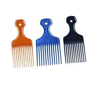 VALICLUD 3pièces Peigne Rétro pour Coiffe Simple pour Coiffe Résine pour Homme avec Insert Design Arrondi pour Massage Chevelu