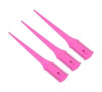 VALICLUD 3pièces Peignes De Coupe Plastique Pour Coupe-cheveux Avec Pointes Aiguisées Adaptés à Cheveux Fins Et Épais