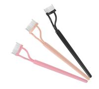 VALICLUD 3pièces Set De Peignes Séparateurs De Cils Métal Outil Pour Démêler Le Mascara Et Éviter Les Paquets Peigne Fin Pour Maquillage Précis