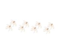 VALICLUD 4 Ensembles Chaussures De Robe De Mariée Chaussures De Perles Clips De Chaussures De Mariage Pinces À Chaussures Bijoux Pince À Chaussures En Cristal 2 Pièces * 4