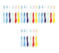 VALICLUD 4 Ensembles Manche De Brosse À Dents Pliante Voyage De Brosse À Dents Brosse De Voyage Petit ES Brosse À Dents Format e Kits De Brosse À Dents Plastique 6 Pièces * 4