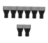 VALICLUD 4 Ensembles Peigner La Bouche Du Vent Parler Diffusant Professionnel Ajuster Brosse Sèche-cheveux Peigne De Sèche-cheveux Outil De Coiffure Peigne À Séchoir Abdos Noir 2 Pièces * 4