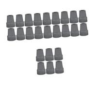 VALICLUD 4 Ensembles Tapis Antidérapant Pour Béquilles Remplacement Adulte Rembourrage Couverture Couvre-pieds De Béquille Pointe De Canne Conseils De Béquille Caoutchouc Gris 6 Pièces * 4