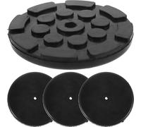 VALICLUD 4 Patins en Caoutchouc pour Cric Hydraulique Coussinets Antidérapants Diamètre Standard Protection Stable pour Levage Voiture Compatible Cric Bouteille et Chandelle Usage