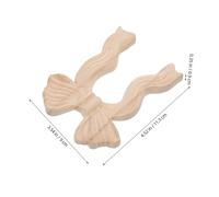 VALICLUD 4 Pièces Appliques Murales en Bois Sculpté Style Européen, Décorations Murales en Applique 9X11,5 CM, Lot de 4 Pièces, Incrustations Décoratives pour Meubles, Portes et Armoires,