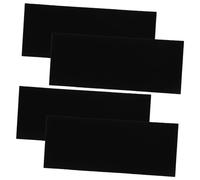 VALICLUD 4 Pièces Autocollants antidérapants pour semelles Hé talonnettes pour chaussures femmes poignée semelle de chaussures tapis de chaussures antidérapant Gel de silice Noir