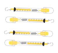 VALICLUD 4 Pièces Balance Ressort Tubulaire Lot de Dynamomètres à Ressort pour Mesures Précises Physique Instrument Pédagogique et Portable pour Laboratoire et