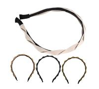 VALICLUD 4 Pièces Bandeau petit tresser groupe mode bande de cheveux bandes accessoires de cheveux de mariée accessoires de cheveux pour la mariée coiffure femme cuir artificiel