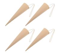 VALICLUD 4 Pièces Boîtes Fleur Glace Cône Imperméables Emballage Cadeau Original pour Bouquet DIY Mariages Anniversaires et Saint-valentin Support Portable pour Fleurs et Roses