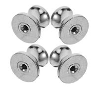 VALICLUD 4 pièces Bouchons de Sécurisation pour Boucles Oreilles Arrière Plat avec Fixation Antidérapante pour Confort et Soutien