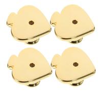 VALICLUD 4 pièces Bouchons Oreilles Cuivre Plaqué Or pour DIY Supports de Boucles Oreilles Lifting Remplacements de Fermoirs Hypoallergéniques pour Femmes et Hommes
