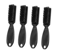 VALICLUD 4 Pièces Brosse à Cheveux Pinceau à Outils De Style Brosse De Nettoyage De Coiffure Outils De Nettoyage De Coiffure Pinceau De Lame De Coupe Pinceau De Coiffage Conique Black Nylon