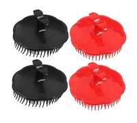 VALICLUD 4 Pièces brosse à shampoing brosse de massage cuir chevelu brosse à cheveux masser poil fonctionnel laveur de cheveux brosse de adulte brosse de massage des cheveux pp