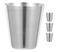 VALICLUD 4 pièces Cache Bec Verseur Théière Inox Protège-goutte Anti-poussière Manchon Pratique pour Accessoires Thé Facile à Fixer et Nettoyer pour Usage Domestique et Voyage