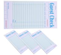 VALICLUD 4 Pièces Carnet de Notes 50 Feuilles pour Serveur de Restaurant en Papier pour Enregistrer Commandes et Réduire Bavures