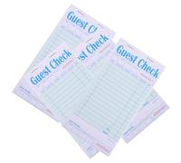 VALICLUD 4 Pièces Carnet de Notes de Manière Lisible en Papier pour Serveur de Restaurant 50 Feuilles, pour Enregistrer Commandes