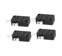 VALICLUD 4 pièces Commutateur de Porte Micro Ondes Noir Interrupteur Microswitch Bakélite Remplacement Sûr et Facile pour Four à Micro Ondes