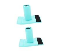 VALICLUD 4 Pièces Coussins Antidérapants pour Poignées de Cannes et Béquilles Housses Rembourrées Lavables Protection Confortable pour Aides Mobilité Lot de Bleu Lac