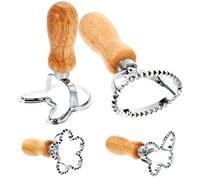 VALICLUD 4 pièces Emporte Pâques Formes Fleur Oeuf Lapin pour Biscuits Pâte à Raviolis Décoration Cuisine DIY