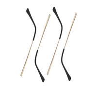 VALICLUD 4 Pièces Kit Bras de Lunettes Métal avec Double Dent pour Réparation Branches de Monture Lunettes