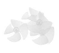 VALICLUD 4 Pièces Lames de Ventilateur Plastique pour Moteur Électrique Remplacement pour Ventilateur de Refroidissement de Micro-ondes Accessoires pour Refroidissement Rapide et Silencieux