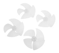 VALICLUD 4 Pièces Lames de Ventilateur pour Moteur Micro-ondes Pales Plastique Résistantes pour Refroidissement Silencieux Accessoires de Remplacement pour Équipements Domestiques