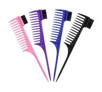 VALICLUD 4 Pièces Large Tooth Hair Combs Set Static Tail Combs For Detangling And Styling Hair Tools For Women And Men