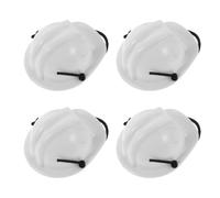 VALICLUD 4 Pièces Mini Casque de Chantier pour Animaux, Casque de Sécurité pour Poupée, Blanc, en Plastique, Léger, Ajusté pour Petits Animaux, pour Photos et Réseaux Sociaux, pour Petits