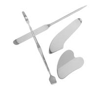 VALICLUD 4 Pièces Outil Extracteur Points Noirs Visage Gua Sha Incurvé pour Nettoyage Pores Massage Raffermissant Peau Contour Visage Soin Beauté Peau Ferme