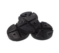 VALICLUD 4 Pièces Pads Caoutchouc pour Cric de Sol Rond Adaptateurs Antidérapants pour Protection Cadre de Compatible Deux Poteaux Absorption Chocs et Bruit Accessoires Atelier Auto