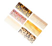 VALICLUD 4 pièces Peigne Démêlant Acétate de Cellulose Lot de Peigne Large Antistatique pour Types de Cheveux Outil de Coiffage Ergonomique Hommes