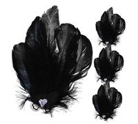 VALICLUD 4 Pièces Pince à Plumage Accessoire de Décoratif pour Filles Lot pour Mariage Fêtes et Ballets