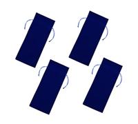 VALICLUD 4 pièces Pochettes à Vin en Flanelle avec Cordon Décoratives pour Bouteilles Couverture Cadeau pour Fêtes Mariage et Voyage Couleur Bleu Royal