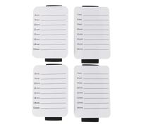 VALICLUD 4 pièces Porte-cils avec Sangle Main Planchette Blanche Acrylique pour Extensions de Cils Outil Léger pour Salon de Beauté Professionnel