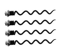 VALICLUD 4 pièces Spirale Métal de Remplacement pour Tire-bouchon Vis Fine Tige Spiralée Accessoire Ouvre-bouteille Vin Robuste et Fiable
