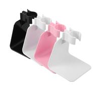 VALICLUD 4 pièces Support de Lampe UV Portable pour Ongles Gel Mini Support Noir Blanc Rose Position pour Manucure Précise et Protection Cutanée