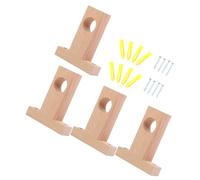 VALICLUD 4 pièces Support pour Tringle à Rideaux de Accessoire de Fixation Robuste pour Rideaux Compatible avec Tringles Standards pour Maison et Bureau