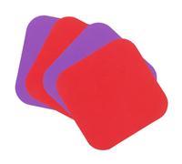 VALICLUD 4 pièces Tapis Ouvre Bocal Caoutchouc Antidérapant de Rouges Violets Multi Chaleur Usure pour Bouteilles Sous