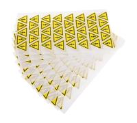 VALICLUD 400 Étiquettes D’Avertissement Électrique Triangulaires Autocollantes 2,5X2,5 CM, Panneau D’Avertissement Adhésif Imperméable, Autocollants de Sécurité pour Armoires et Tableaux