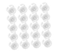 VALICLUD 400 Pièces Lot de Bagues Porte-colle pour Extensions de Cils Supports Pigments Maquillage et Tatouage Anneaux Plastiques Ergonomiques pour Pro Du Nail Art et Microblading Tasses